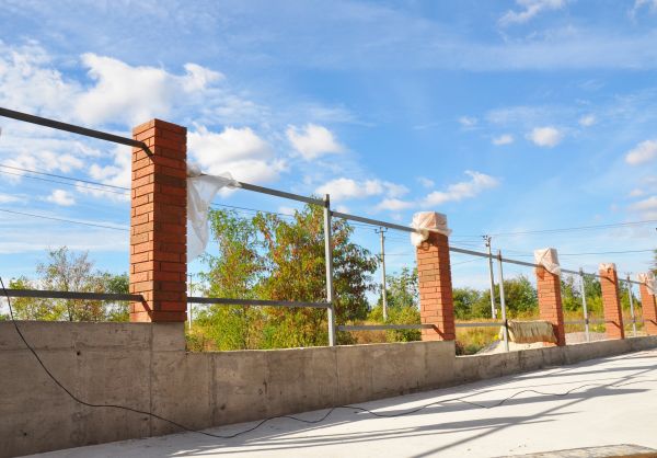 Brick Pillar Installation in Troy
